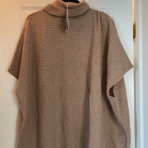 Garnet Hill cashmere poncho